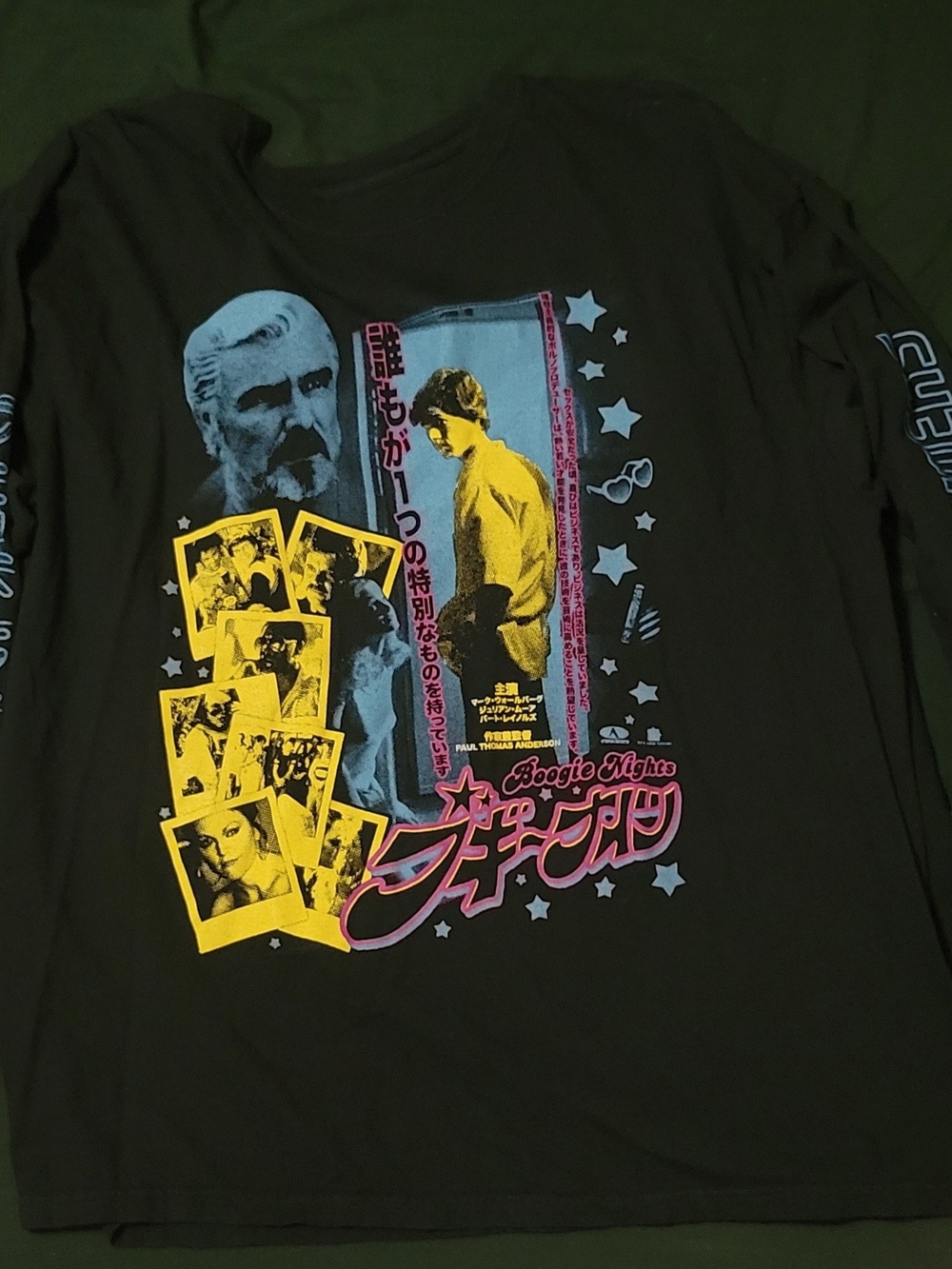 Boogie Nights RUCKING FOTTEN Graphic Long Sleeve Shirt - Black